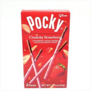 Pocky Crunchy Strawberry Biscuit Sticks 1.79oz 10ct